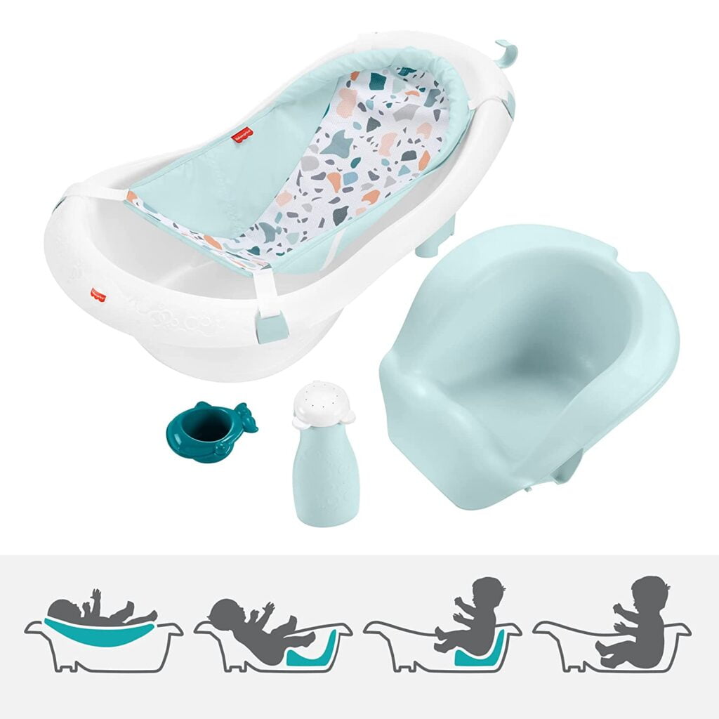 Baby bath tub for the toddler. The tub is super safe for them hence, I'm recommending it. 